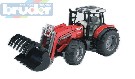BRUDER 02042 (2042) Traktor Massey Ferguson nakladač