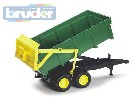 BRUDER 02210 (2210) Přívěs - automatická stěna - zelený