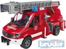 BRUDER 02532 (2532) Auto MERCEDES BENZ Sprinter - požární žebřík