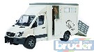 BRUDER 02533 (2533) Auto MERCEDES BENZ Sprinter - přepravník na koně