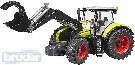 BRUDER 03013 Traktor Claas Axion 950 s čelním nakladačem 1:16 plast