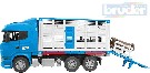 BRUDER 03549 Auto Scania R-Serie přepravník skotu set se zvířetem 1:16 plast