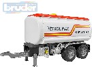 BRUDER 03925 (3925) Přívěs cisterna na benzín pro nákladní auto model 1:16 plast