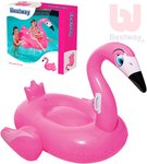 BESTWAY Plameňák 135x119cm nafukovací matrace s úchyty na vodu