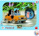 DINO Puzzle KRTEK v autíčku (krteček) 12 dílků tvary