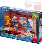 DINO Puzzle Šmoulové 3 Chvilka poezie 26,5x18cm 24 dílků v krabici