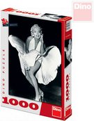 DINO Puzzle Marilyn Monroe XL 47x66cm 1000 dílků černobílé v krabici