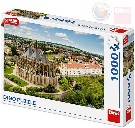 DINO Puzzle 1000 dílků Kutná Hora dron collection 66x47cm skládačka v krabici