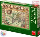 DINO Puzzle 2000 dílků Mapa historická