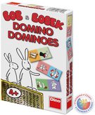 DINO Domino Bob a Bobek 28 kartiček kapesní *SPOLEČENSKÉ HRY*