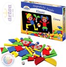 DETOA Puzzle klauni magnetické * DŘEVĚNÉ HRAČKY *