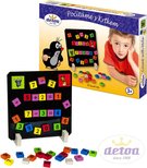 DETOA DŘEVO Hra Počítáme s Krtkem (Krteček) set s magnetky 40ks