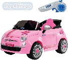 PEG PÉREGO RC Auto FIAT 500 STAR pink 6V na dálkové ovládání ELEKTRICKÉ VOZÍTKO