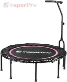 INSPORTLINE Bezpružinová trampolína s držadlem Cordy 114cm růžová