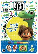 JIRI MODELS Razítkovánky 3v1 Hodný dinosaurus omalovánky sudoku razítka