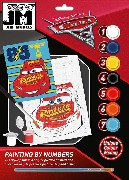 JIRI MODELS Malování podle čísel A4 Auta (Cars) set s barvičkami