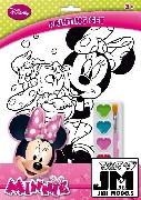 JIRI MODELS Omalovánky set s barvami A4 Minnie Mouse