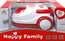Vysavač dětský na baterie 20cm Happy Family Světlo Zvuk plast
