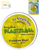 MAC TOYS Plastelína kouzelná třpytivá v plechové krabičce