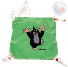 MORAVSKÁ ÚSTŘEDNA Usínáček KRTEK zelený 20 x 20 cm Krteček *PLYŠOVÉ HRAČKY*