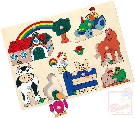 BINO DŘEVO Puzzle statek na desce FARMA *DŘEVĚNÉ HRAČKY*
