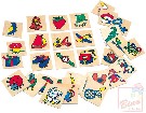 BINO DŘEVO Obrázkové identifikační značky dětské jmenovky II. set 32ks