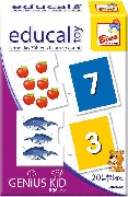 BINO Hra puzzle pro nejmenší s obrázky nauč se počítat v krabici