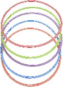 PL Obruč dětská gymnastická malá 60cm kruh Hula-Hop 5 barev