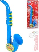 SIMBA Saxofon dětský 26cm modrý na kartě HUDEBNÍ NÁSTROJE