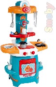 SMOBY Kuchyňka dětská Cooky 65x80x30cm set s doplňky 18ks plast