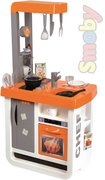 SMOBY Kuchyňka dětská Bon Appetit oranžová set s nádobím a potravinami Zvuk