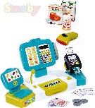 SMOBY Pokladna set 27ks se skenerem s čtečkou dotykový panel Světlo Zvuk