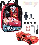 SMOBY Batoh dětský Cars 3 (Auta) set šroubovací autíčko + nářadí k sestavení