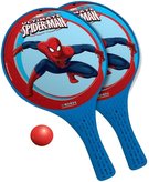 MONDO Soft tenis plážový Spiderman set 2 pálky se soft míčkem plast