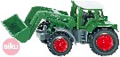 SIKU Traktor Fendt s čelním nakladačem Na pole KOV
