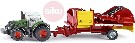 SIKU Traktor Fendt SE260 set s vlekem na sklízení brambor 1:87 model kov 1808