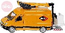 SIKU Auto Mercedes-Benz Sprinter s pracovní plošinou 1:50 model kov 1940