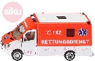 SIKU Super Auto sanitka vůz záchranný Mercedes Sprinter model 1:50 kov