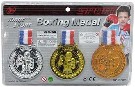 Sada medaile Box 3 kusy ZLATÁ, STŘÍBRNÁ, BRONZOVÁ