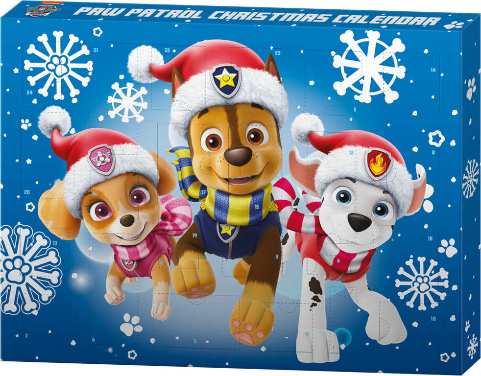 Adventní kalendář Tlapková Patrola (Paw Patrol) dětská kosmetika s doplňky
