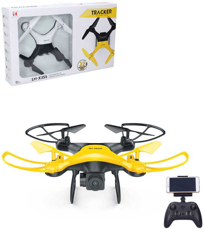 RC Dron vznášedlo s WiFi HD kamerou 2,4GHz na baterie na vysílačku