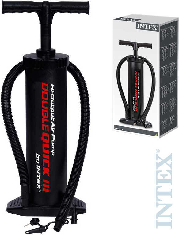 INTEX Pumpa ruční 4 tryskové nástavce 68615