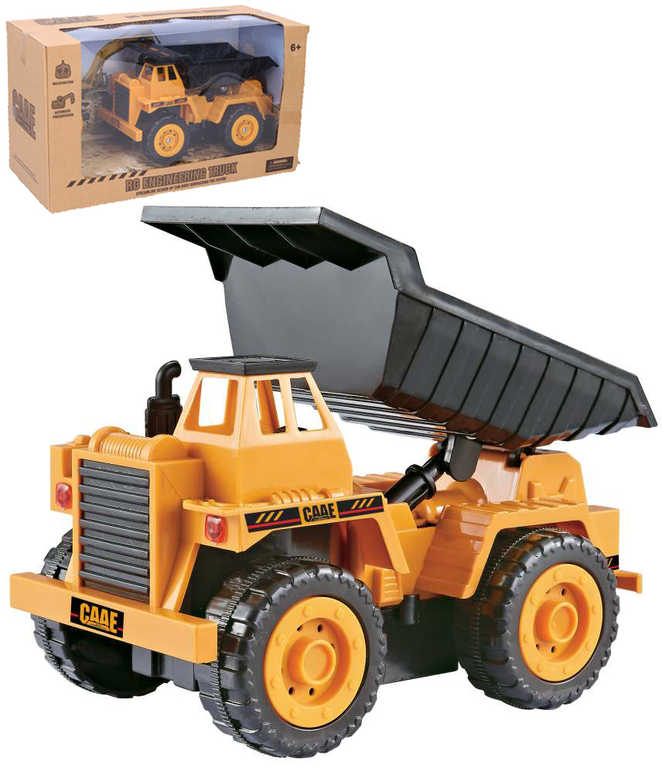 RC Auto nákladní sklápěč 19cm na vysílačku 2,4GHz na baterie plast