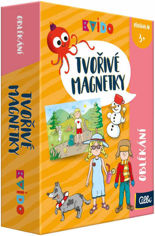 ALBI Kvído Tvořivé magnetky Oblékání