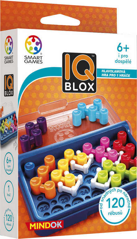MINDOK HRA Smart IQ Blox hlavolamy pro 1 hráče