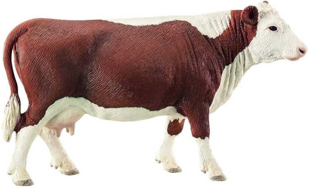 SCHLEICH Herefordská kráva 14cm figurka ručně malovaná