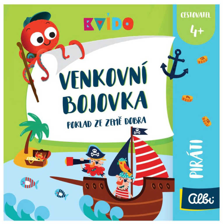ALBI HRA Venkovní bojovka Piráti Poklad ze země dobra Kvído