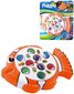 Hra mal ryb dtsk rybolov 26x20cm set 9 rybiek se 2 udicemi na baterie
