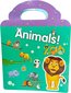 Samolepky zvtka v ZOO Kniha pln samolepek AJ