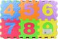 Měkké bloky Čísla 36ks pěnový koberec baby vkládací puzzle podložka na zem